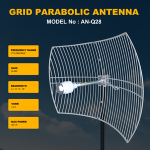 Neue 4G 5G Hochleistungs-Outdoor-Parabolantenne mit großer Reichweite 2*2 MIMO-Grid 1710-3800MHz 24dBi Kommunikationsantennen - Product Image 5