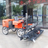 Nouvelle machine de nivellement au laser pour béton, facile à utiliser, avec système entièrement hydraulique, moteur et propulseur pour usage en construction, certifiée CE