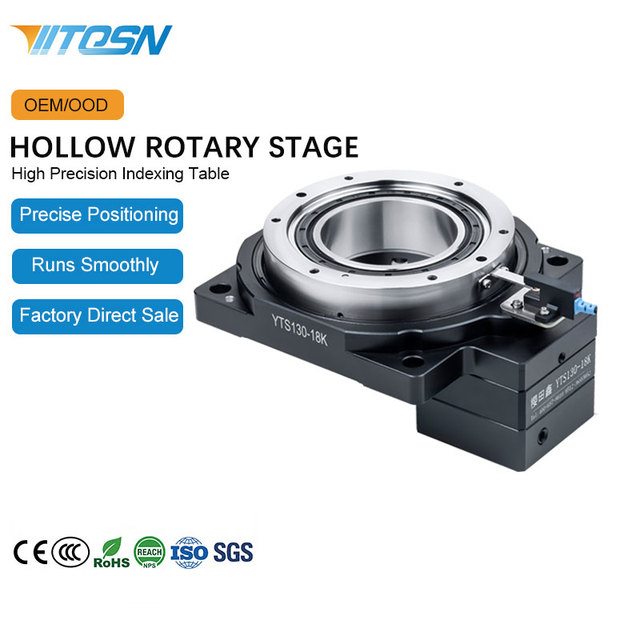 Manufacturer YTS130 High-Precision Hollow Rotary Platform Positioning Dividing Turntable Automatic Production Lines Planetary