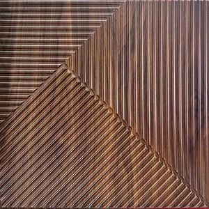 ไม้พีวีซีลายคลาส<span class=keywords><strong>ส</strong></span>ิกแผ่นฝ้าเพดาน3D <span class=keywords><strong>ผนัง</strong></span>หรูหราน้ำหนักเบา - Product Image 2