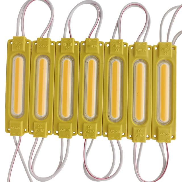 12V COB Power Injection Molding LED Modules Backlight Sign Board Advertising IP67 Waterproof COB LED Module Light