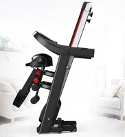 Caminadora Eléctrica Plegable de Fábrica, 2.0HP, Velocidad de 1.0-14km/h, Equipo de Gimnasio para el Hogar, Almacenamiento Conveniente