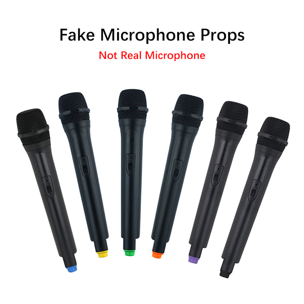 Counterfeit Microphone Fake Microphone Toy - Realistic Karaoke Prop For Kids (Random Colors) Microphone For Iphone