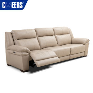 <span class=keywords><strong>MANWAH</strong></span>-Sofá de salón de 3 plazas extensible reclinable, tapizado de cuero sintético moderno, con USB - Product Image 1