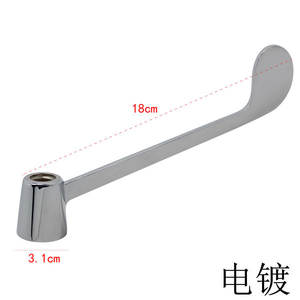 Robinet d'eau froide à ouverture rapide avec interrupteur à coude extensible, robinet de salle de bain, accessoires de cuisine avec poignée confortable - Product Image 4