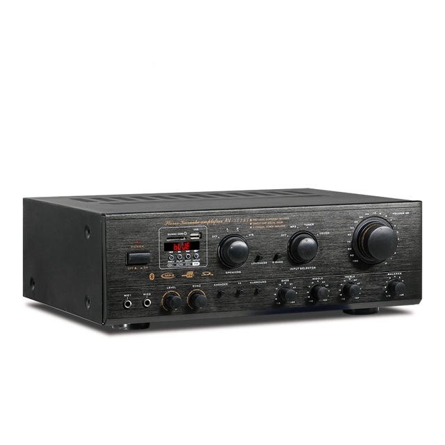 Home Hi-Fi Power Amplifier with High-Power Professional Subwoofer BT KTV Stage Audio Amplifier