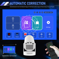 Mini projecteur portable avec écran LCD intelligent, haut-parleur intégré, HY300 Ultra Led Video Android Proyector Projector 4k Home Theater