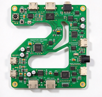 Carte mère de robot intelligent PCBA, carte de circuit imprimé HDI FR4 personnalisée, assemblage SMT DIP, conformité FCC RoHS pour équipement robotique IA