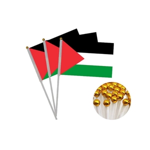 Logotipo impreso a todo color Bandera mundial banderas de mano personalizadas accesorios de pancarta <span class=keywords><strong>y</strong></span> asta de bandera con logotipo - Product Image 3