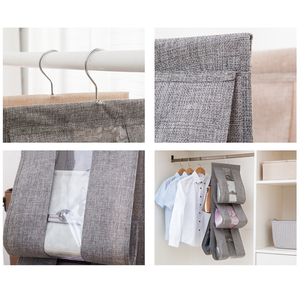 Sac à main suspendu transparent pliant organisateur de sac à main sac peu encombrant Collection support de rangement pour garde-robe placard - Product Image 6