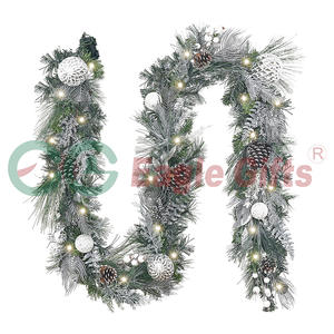 EAGLEGIFTS Precio de fábrica Nuevos productos 2025 Decoración de vacaciones esmerilada al aire libre Adornos de Navidad Guirnaldas de bolas <span class=keywords><strong>en</strong></span> el árbol de Navidad - Product Image 2