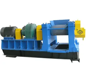 Hot sale used tire cutting machine open mixing mill for rubber crusher