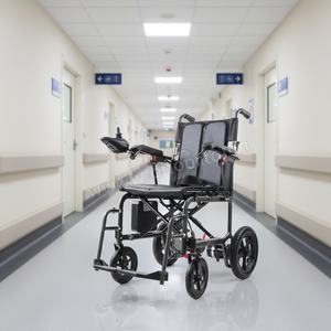 Fauteuil roulant électrique ultra-léger de nouvelle conception 2026, double moteur, 500W, spécial pour les soins à domicile - Product Image 1