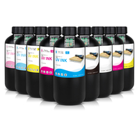 Bahan Impor LUS 120 150 170 1000ml Tinta UV LED Keras untuk Printer Flatbed Mimaki UJF-3042 Mk II UCJV300-75 JFX200-2513