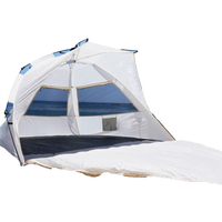 Tente de plage automatique portable pour 3-4 personnes, une chambre, quatre saisons, camping instantané, protection UV, imperméable, pour la famille en plein air