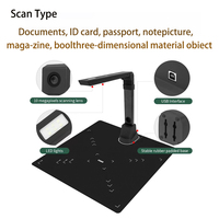 Caméra de présentation de documents pour enseignants HDMI USB2.0 12MP, scanner de documents HDIM, caméra pour la télépratique et les présentations en classe
