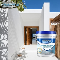 Peinture Acrylique Latex d'Extérieur - Revêtement Liquide Écologique, Imperméable et Résistant au Soleil pour Murs en Ciment
