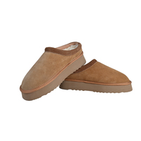 Nouvelles bottes d'hiver chaudes en daim de vache, cuir souple, semelle intermédiaire en peau de mouton, antidérapantes, pour femmes