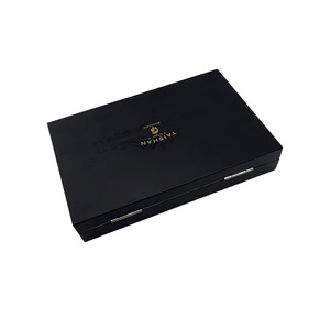 Caja de madera para cigarros, de cedro, rectangular, 40 mm, a prueba de humedad, para almacenamiento de cigarros - Product Image 4
