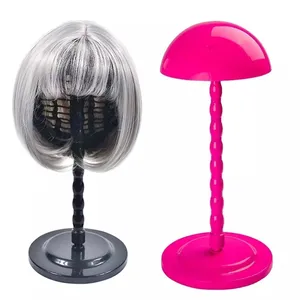 Sombrero de pantalla herramienta práctica de salón portátil peluca soporte maniquí pelo titular hogar estable peluquín cabeza de maniquí