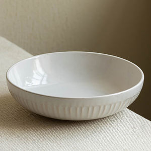 Assiette à soupe profonde en relief plat de grande capacité pour la cuisson (microdéfaut) - Product Image 2