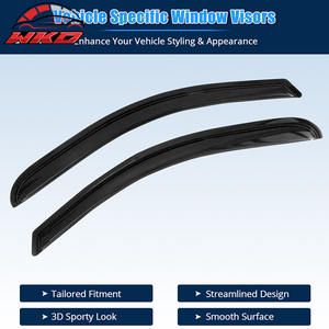 ชุดบังแดดหน้าต่างอะคริลิค 2 ชิ้น สำหรับรถเชฟโรเลต ซิลเวอราโด และจีเอ็มซี เซียร์รา รุ่นมาตรฐาน ปี 2014-2019 - Product Image 2