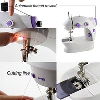 Mini Zo1024 Machine à coudre à surjet portable pour tailleurs Style portable et simple en plastique