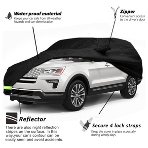 Fundas para Auto Personalizadas Impermeables para Exteriores 210T para Ford Explorer 2011-2022, 100% Impermeables y Resistentes al Viento, con Correa y Cierre de Doble Puerta - Product Image 2