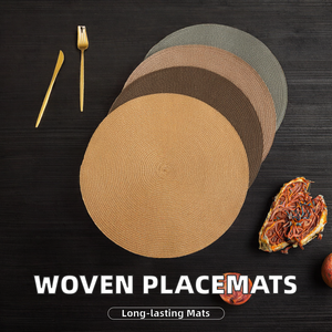 Hot Bán Cổ Điển Phong Cách Đế Lót Ly Và Bảng Placemat Trọng Lượng Nhẹ Dệt Thảm Miếng Đệm Cho Ăn Nhà Bếp Sử Dụng Giao Hàng Nhanh - Product Image 3