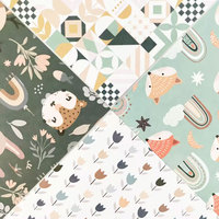 GF 24 Feuilles 6 "X6" Pack de papier de scrapbooking à motifs de renard mignon fait à la main DIY Craft Background Paper Pad