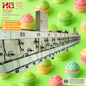 Nouvelle machine à pâtisserie pour beignets, ligne complète de production de gâteaux pour <span class=keywords><strong>boulangerie</strong></span>, pour produits à base de farine - Product Image 1
