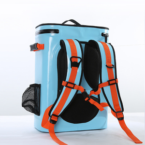 กระเป๋าเก็บความเย็นแบบกันน้ำสำหรับกิจกรรมกลางแจ้ง ทำจาก TPU/PVC ป้องกันการรั่วซึม ซิปนุ่ม สำหรับใส่อาหาร กระป๋อง ไวน์ เหมาะสำหรับปิกนิกและตั้งแคมป์ - Product Image 3