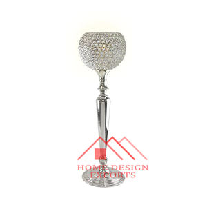 With Crystal Votive Holder for Wedding Decorations Table Decoration Wedding Table Centerpiece in Gold Finished Best Seller - Product Image 4