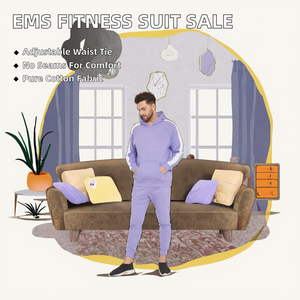 Traje de Entrenamiento EMS Miha Bodytec en Oferta, Ropa Interior Estampada de Talla Grande, Ligera y Transpirable, 100% Algodón - Product Image 2