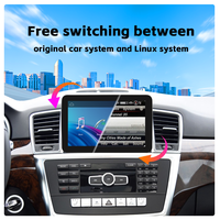 Écran de voiture Linux 9 pouces pour Mercedes Benz ML, prend en charge le CarPlay sans fil, la navigation GPS, le lecteur multimédia DVD