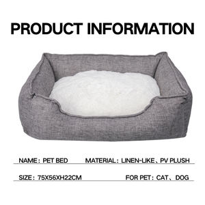 Cama de Lujo para Perros, Producto para Mascotas Cálido con Logotipo Personalizado al por Mayor del Fabricante - Product Image 3