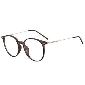 <span class=keywords><strong>Lunettes</strong></span> PC à monture intégrale translucide dorée TikTok, ultra-légères, à teinte froide, anti-lumière bleue, verres anti-reflets, aspect naturel - Product Image 4