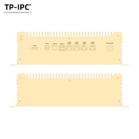 2025 13ème PC intégré industriel sans ventilateur avec des graphiques Intel Iris Xe, 1 ports RJ50 RS232 et 4 Gigabit LAN pour les applications AI