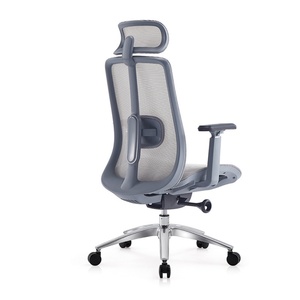 Chaise de bureau ergonomique professionnelle à dossier haut, pivotante et réglable en maille – Échantillon gratuit – Chaise de bureau de direction - Product Image 5