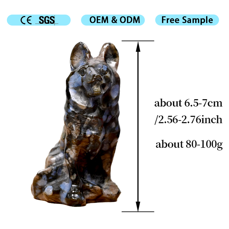 Chien de loup cristal