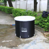 Nouveau design personnalisé baignoire glacée pliante portable baignoire de trempage bain de glace gonflable