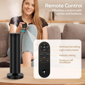 Drahtloser wasserloser Vernebler-Diffusor für ätherische Öle mit 4000mAh Bult-In-Batterie und Umgebungs licht für Büro-und Arbeitsplatz zwecke - Product Image 5