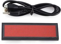 Etiqueta de Identificación LED Programable por Bluetooth, Recargable por USB, con Pantalla Digital Desplazable, con Pin Magnético, Logotipo Personalizado