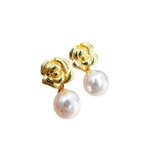 Boucles d'oreilles en argent S925 avec perles DIY, perles rondes de 7 à 9 mm, 21217 avec crochet d'oreille vide de style fleur - Product Image 5