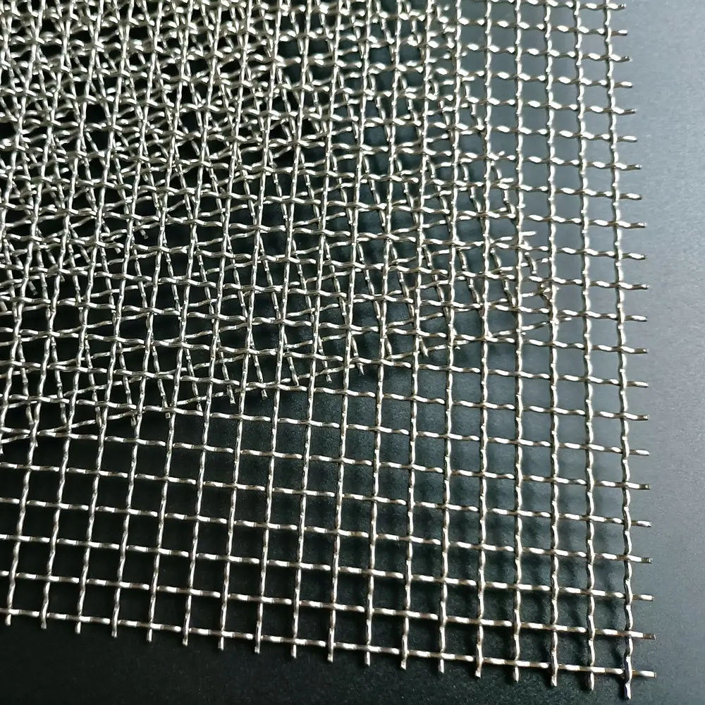 1mm 0.5mm 2mm 3mm Crimped Extra-Rigid Galvanized Steel Wire Mesh Cloth