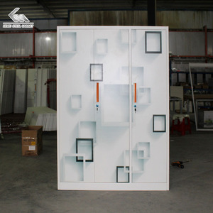Armoire en fer, nouvelle armoire en acier pour chambre à coucher, simple, peinture au pistolet, moderne, <span class=keywords><strong>dressing</strong></span> en métal, almirah - Product Image 4