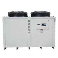 Refroidisseur industriel robuste 25 CV, système de refroidissement à eau à vis refroidi par air pour tour