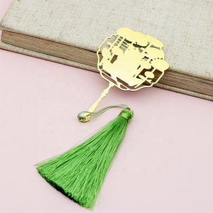 Adorable Panda esmalte marcapáginas accesorios de lectura únicos para amantes de los libros divertido Metal borla libro marcadores Idea de regalo - Product Image 5