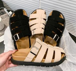 Sandales <span class=keywords><strong>mules</strong></span> plates décontractées en daim pour femme, légères, tendance, <span class=keywords><strong>de</strong></span> <span class=keywords><strong>luxe</strong></span>, à enfiler, pour l'extérieur - Product Image 5