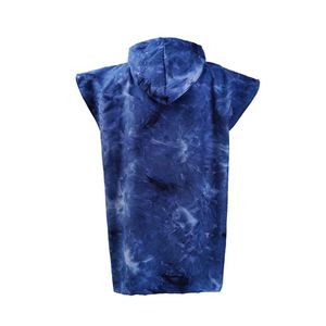 Serviette de plage poncho à capuche personnalisée en microfibre, sans sable, séchage rapide, pour la natation estivale et le surf, robe de change - Product Image 2